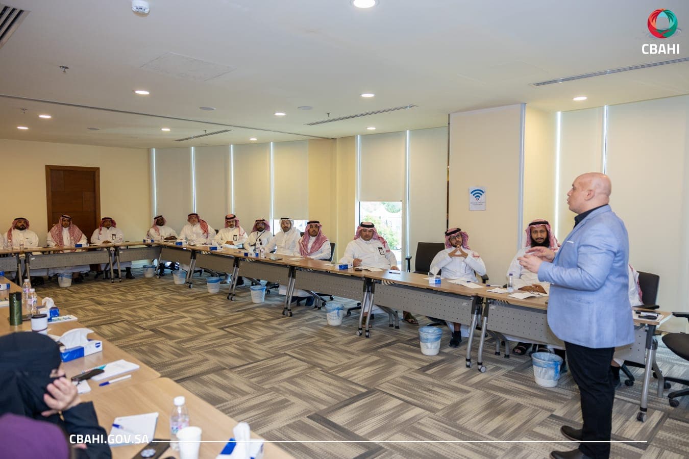 تقديم برنامج تدريبي للمركز السعودي لإعتماد المنشآت الصحية ( سباهي)